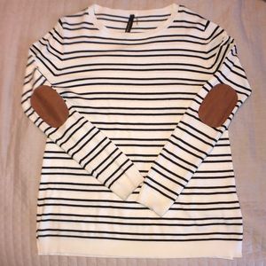 Aubree Elbow Patch Pullover